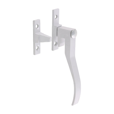 100mm Wedge Pattern Casement Fastener | Satin Anodised Aluminium Window Lock | Reversible Handle