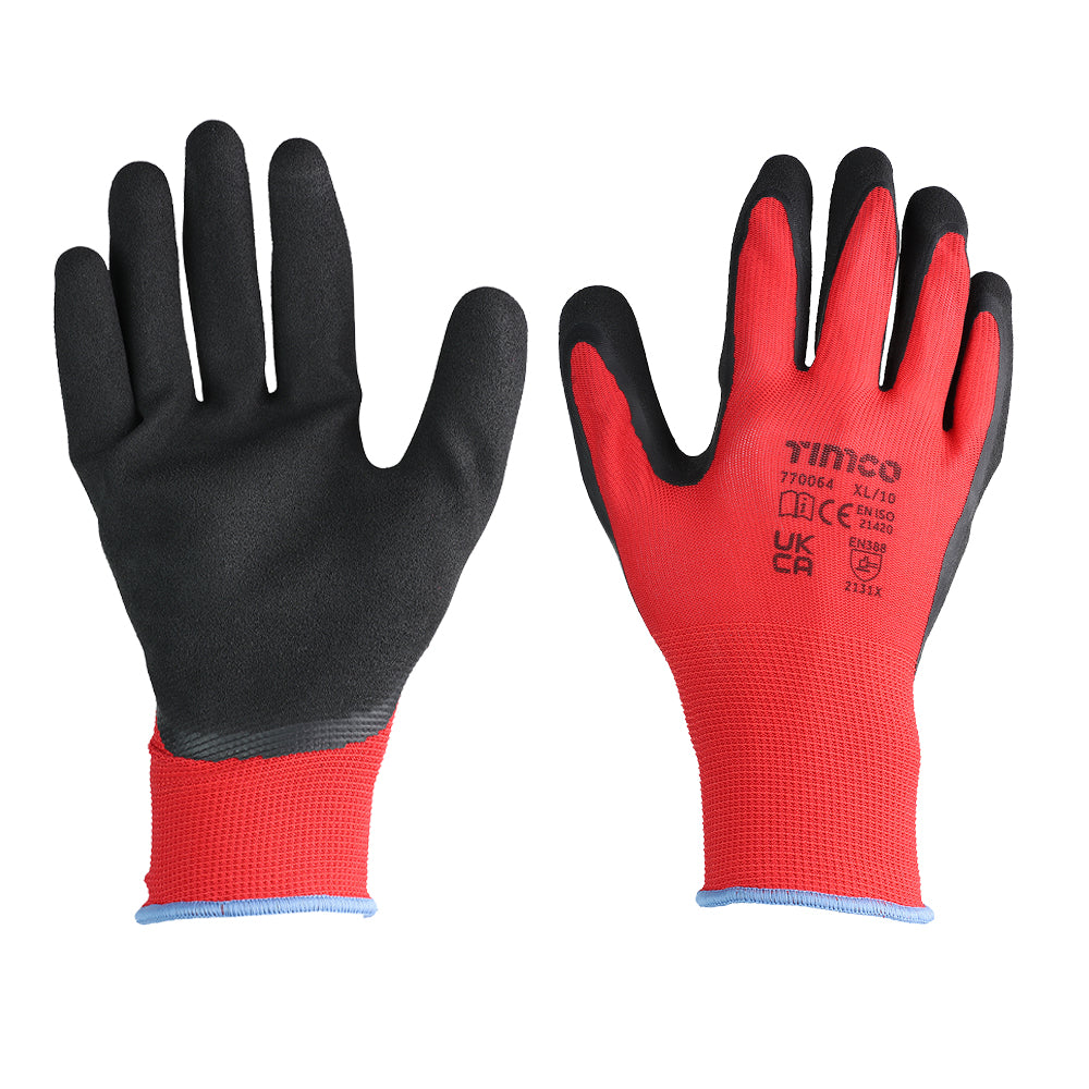 Multi Pack Grip Gloves | Coated Polyester | Anti-Slip Dexterity Work Safety Gloves