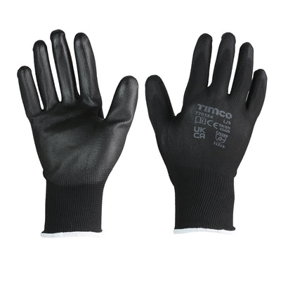 Multi Pack Durable Grip Gloves | PU Coated Polyester | Precision Work Dexterity Safety Gloves