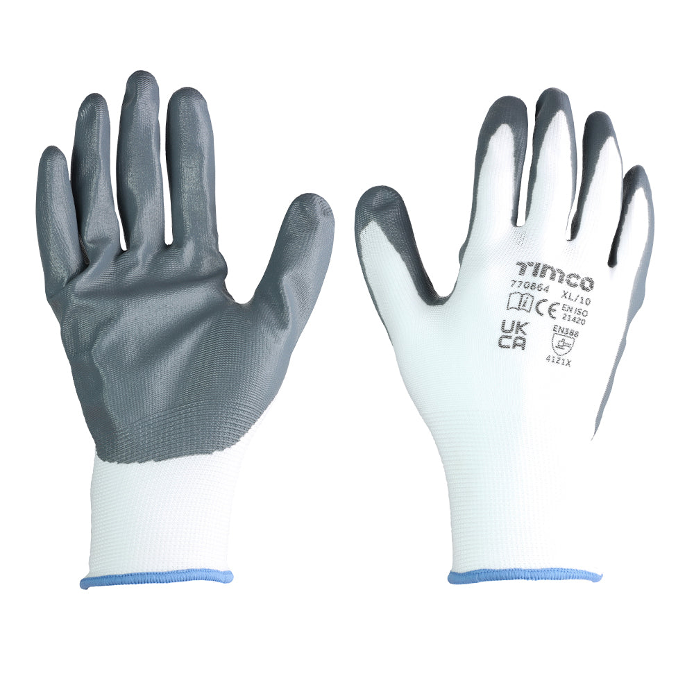 Multi Pack Grip Gloves | Coated Polyester | Anti-Slip Dexterity Work Safety Gloves