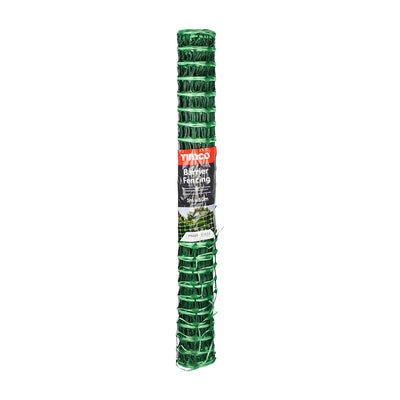 1m x 50m Green Plastic Barrier Fencing – Weatherproof Temporary Safety Mesh for Gardens, Construction & Events (BAG OF 1)