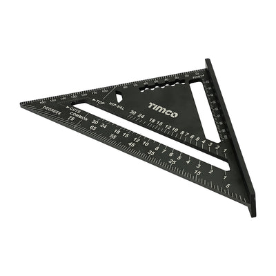 170mm Rafter Square – 3-in-1 Aluminium Roofing, Framing & Carpentry Angle Measuring Tool (PACK OF 1)