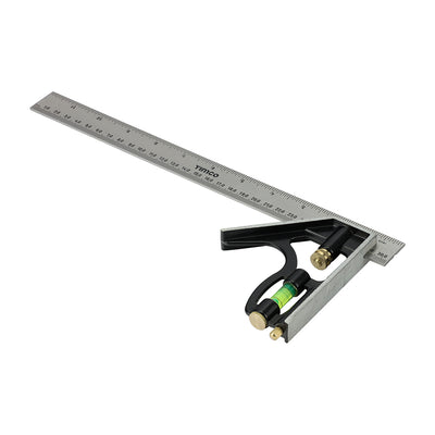 300mm Combination Square – 5-in-1 Metric & Imperial Marking Tool for Woodworking, Metalwork & Masonry (PACK OF 1)