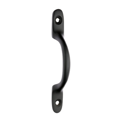 160 mm & 100 mm Traditional Pattern Sash Pull Handle – Matt Black Window Sash Lift & Door Pull, Pack of 1