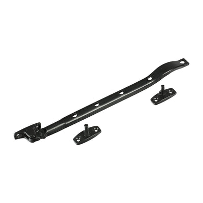 250mm Black Casement Stay (900A) | 10 Inch Steel Window Stay, Traditional Window Opener