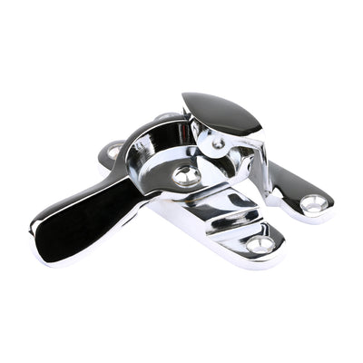 68 x 14mm Fitch Pattern Sash Fastener | Polished Chrome Brass Window Lock Screws Incl.