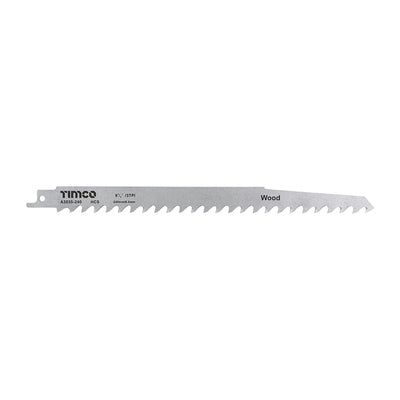 240mm Reciprocating Saw Blades – S1542K Wood Cutting – High Carbon Steel Straight Cut (PACK OF 5)