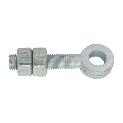 (1 UNIT) Adjustable Gate Eyes with Nuts – Zinc Plated – For Timber & Metal Gate Installation