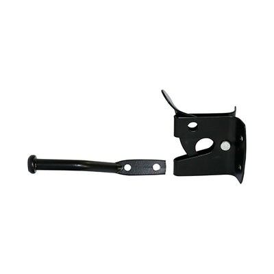 2" Automatic Gate Latch – Black Pad-Lockable Self-Latching Gate Catch for Garden & Shed Doors