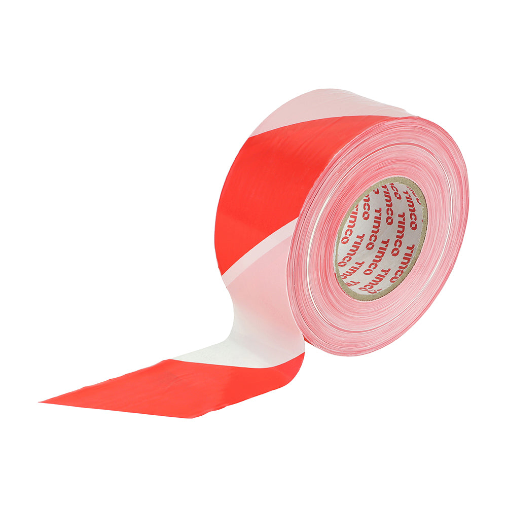 Barrier Tape Red & White – Non Adhesive Safety Warning Tape for Indoor & Outdoor Use