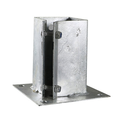 Bolt Down Shoe Hot Dipped Galvanised – Fence Post Support for Decking, Pergolas & Garden Structures