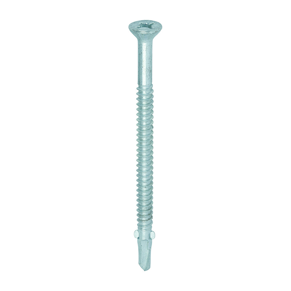 Metal Construction Timber to Light Section Screws – Countersunk Wing-Tip Self-Drilling Bi-Metal Exterior Silver Organic