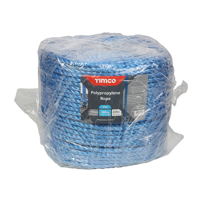 Polypropylene Rope - Blue - Long Coil | Strong Waterproof Utility Rope for Outdoor, Marine & General Use