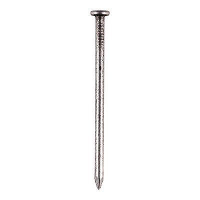 TIMCO Round Wire Nails – Bright Self-Coloured Nails with Full Round Head – Indoor General Purpose Fixings