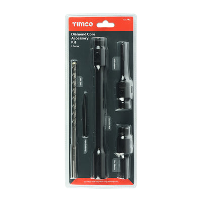 Dry Diamond Core Accessory Kit – 5 Piece Set for SDS Plus & Standard Core Drills (PACK OF 5)