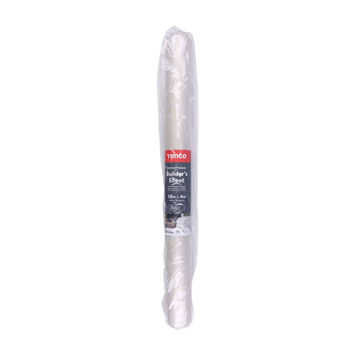 TIMCO General Purpose Builders Sheet – Waterproof Plastic Dust Sheet for Painting & Renovation – Pack of 1