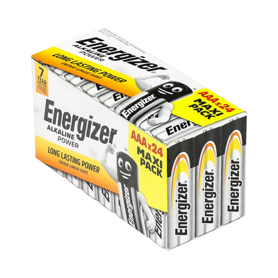 AAA Alkaline Power Batteries – Energizer Value Home Pack for Everyday Devices (PACK OF 24)