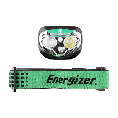 400 Lumen Energizer Vision Ultra Headlamp | Rechargeable LED Headlight 7 Modes Red/Green Light IPX4