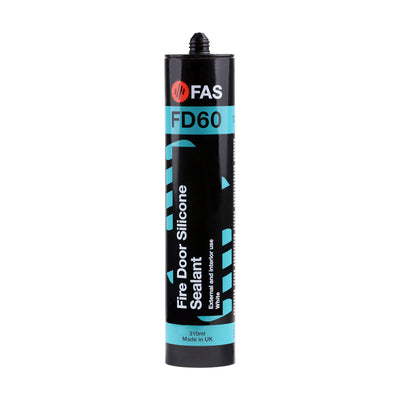 310ml Fire Door Silicone Sealant | White 60/240 Minute Fire Rated Smoke Barrier Acoustic Sealant