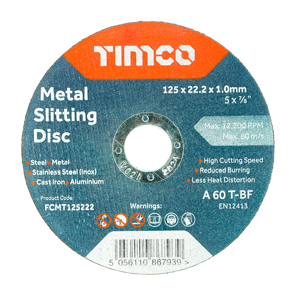 Bonded Abrasive Cutting Disc | High Speed Metal & Stainless Steel Cutting Wheel – EN 12413