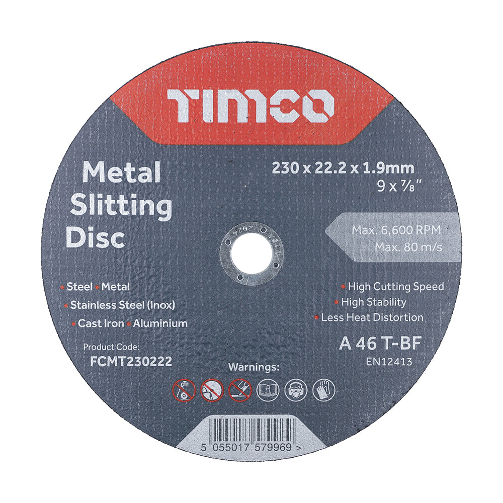 Bonded Abrasive Cutting Disc | High Speed Metal & Stainless Steel Cutt ...