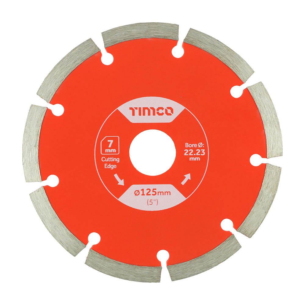 TIMCO Premium Diamond Blade – Turbo Segmented Cutting Disc for Concrete, Brick, Granite & Stone