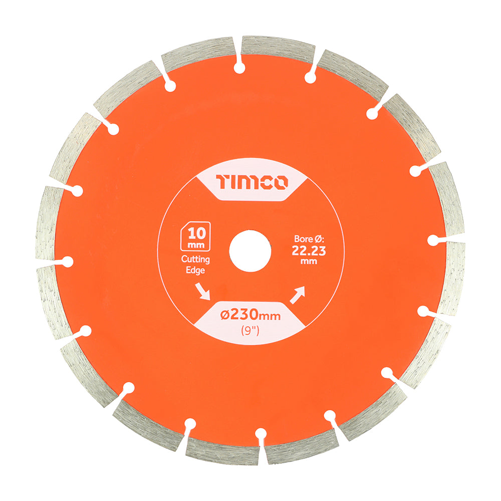 TIMCO Premium Diamond Blade – Turbo Segmented Cutting Disc for Concrete, Brick, Granite & Stone