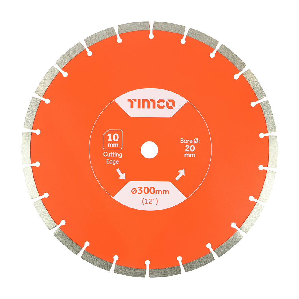 General Purpose Diamond Blade – Segmented Sintered Cutting Blade for Bricks, Paving & Concrete