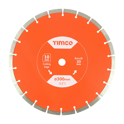 General Purpose Diamond Blade – Segmented Sintered Cutting Blade for Bricks, Paving & Concrete