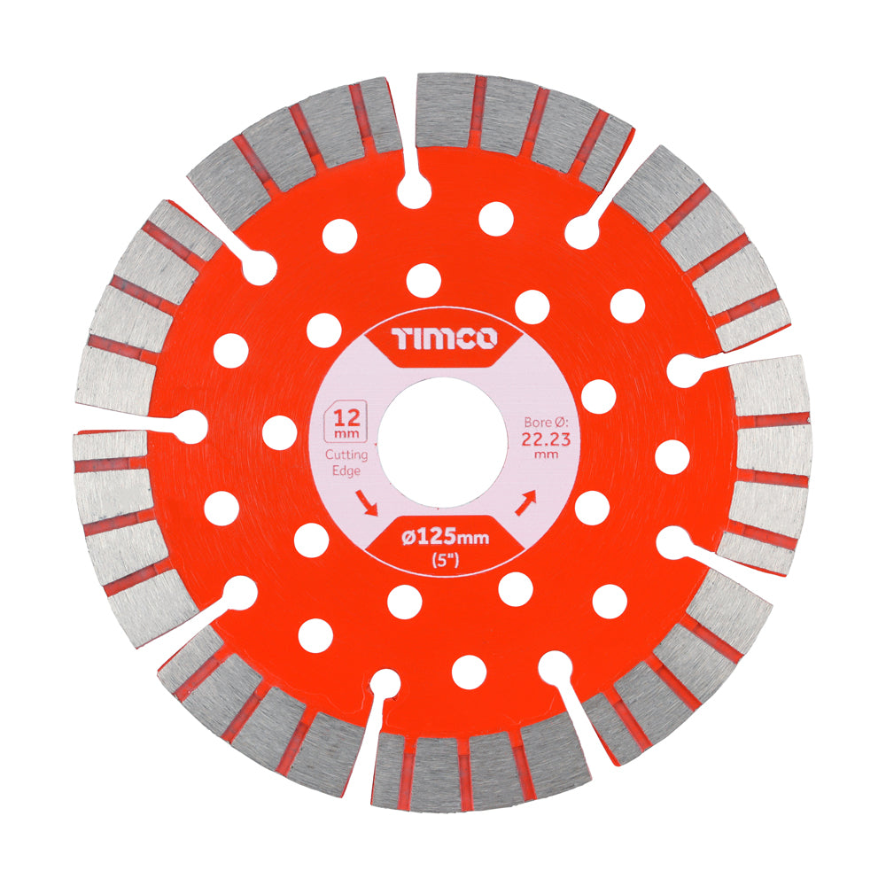 Premium Diamond Blade – Turbo Segmented for Reinforced Concrete, Granite & Hard Masonry