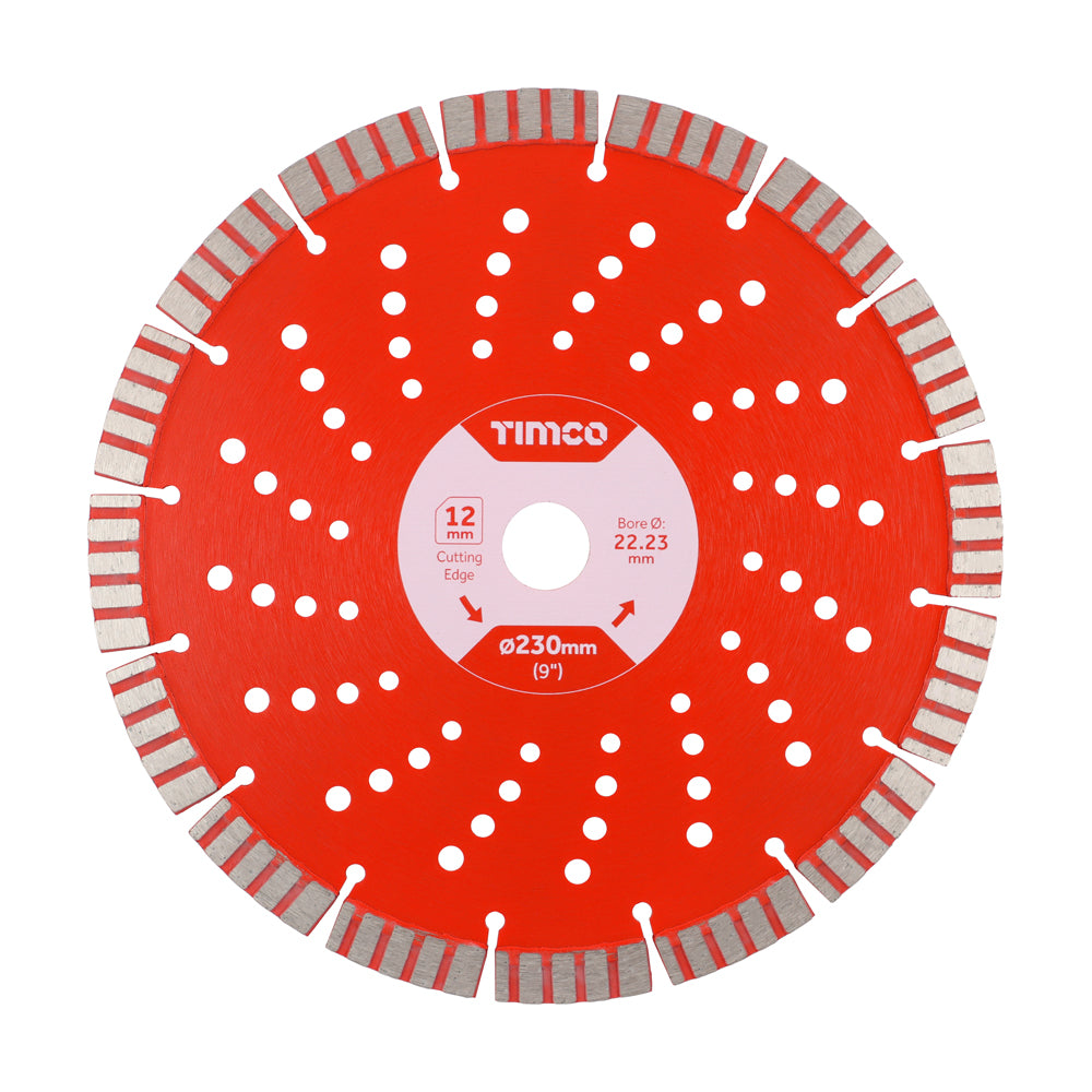Premium Diamond Blade – Turbo Segmented for Reinforced Concrete, Granite & Hard Masonry