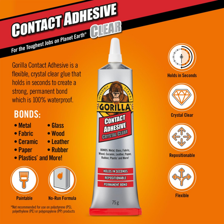 Gorilla Contact Adhesive 75g