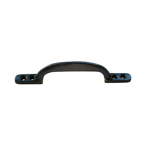 Hot Bed Handle Black – Durable Shed & Gate Door Pull – Hard Wearing Metal Handle – 1 Each