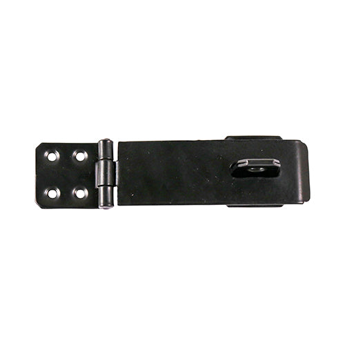 TIMCO Safety Pattern Hasp & Staple – Epoxy Black – Secure Locking Solution for Gates & Sheds