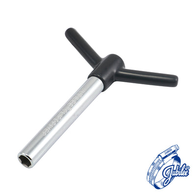 95mm Jubilee Clipdriver - CDR95 | 7mm Socket Head Hose Clip Screwdriver | Rigid Shaft Tool for Jubilee Clips and Multiband Fasteners