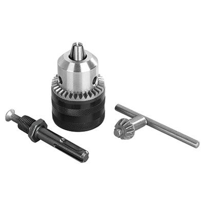 1/2" Chuck with Key & SDS Plus Adaptor Set – Traditional Drill Conversion – Blister Pack of 1