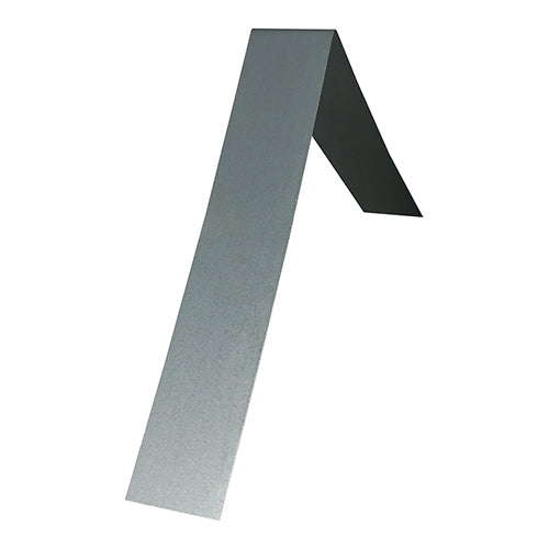 (1x) Knee Rail Support Brackets Galvanised – Fence Rail Fixing Straps for Birds Mouth Posts & Garden Fencing