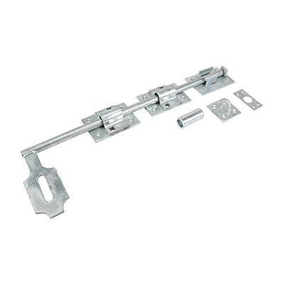 18" Hot Dipped Galvanised Heavy Locking Drop-Down Bolt – Pack