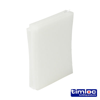 50mm Timloc Clear Cavity Wall Weep Extension – Plastic Ventilation & Drainage Insert (BOX OF 50)
