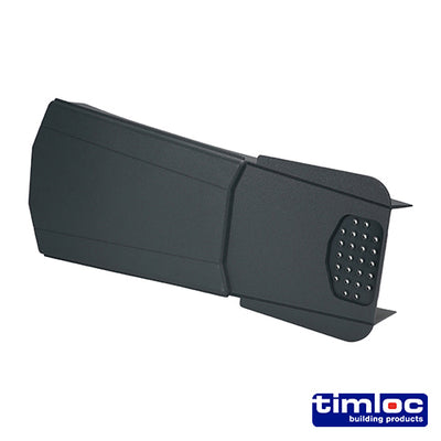 (BOX OF 20) Black Ambi-Verge Universal Dry Fix Verge System – Plastic Roof Tile Edge Solution