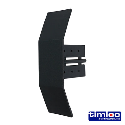 155 x 105mm Timloc Ambi-Verge Eaves Starter - Grey - 99153 | Universal Dry Fix Verge System for Roof Tiles | Mortar-Free Eaves Closure Unit