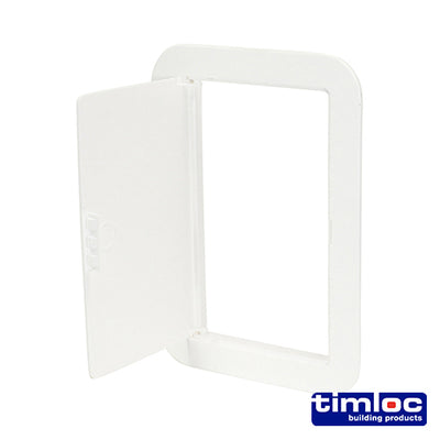 Timloc Plastic Access Panel – Hinged – White – For Walls & Ceilings