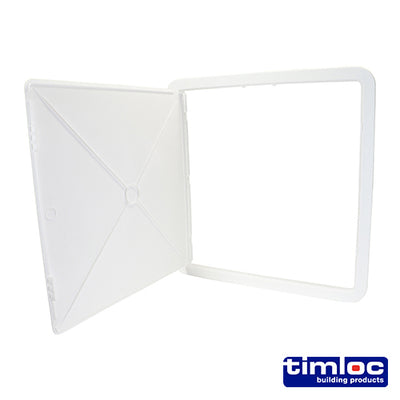 470 x 470mm Timloc Plastic Access Panel – White – AP450 (1 UNIT)