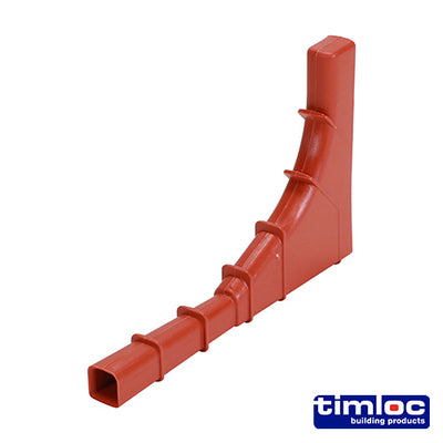 Invisiweep Wall Weep - Terracotta IW50TE | Discreet Wall Drainage Vent | Brickwork Weep Hole | Moisture Outlet for External Walls