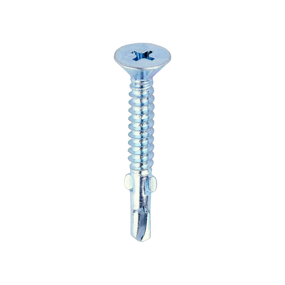 Metal Construction Timber to Light Section Screws – Countersunk Wing-Tip Self-Drilling Zinc