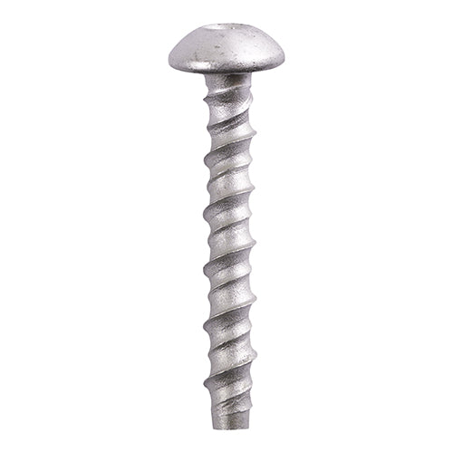 Multi-Fix Masonry Bolts – Pan Head, Exterior Silver, TX Drive, Heavy Duty