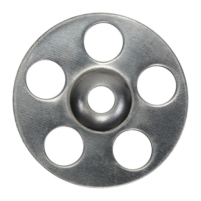 36mm Metal Insulation Discs – Stainless Steel Fixing Washers for Insulation Boards & Battens (Box of 100)