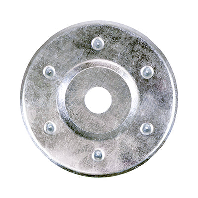 Large Metal Insulation Discs - Galvanised | Heavy Duty Fixings for Masonry & Insulation Support