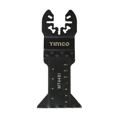 44mm Premium Multi-Tool Blade - Straight Bi-Metal for Wood, Plastic & Metal Cutting with Quick Release Fitment