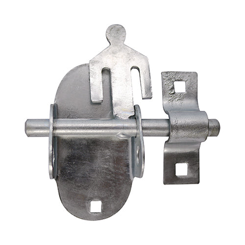 4" Oval Padbolt – Hot Dipped Galvanised | Heavy Duty Gate & Shed Security Bolt